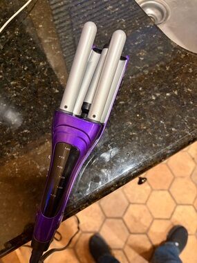 BedHead Purple Triple Barrel Waver Hair Styler